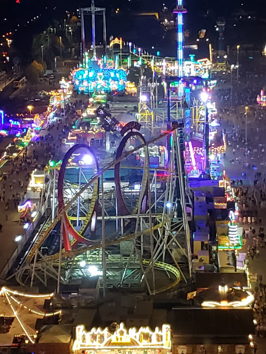 20 view from top of ferris wheel